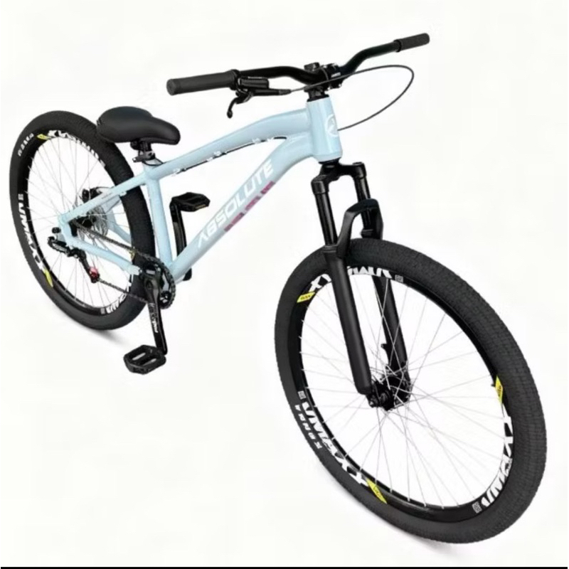 Bicicleta Aro 26 Absolute Brutus, Sem Marcha, Aro Vmaxx, Pneu Flame, Banco Free Ride