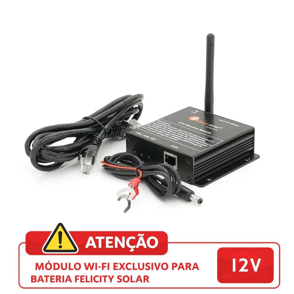Modulo De Wi-fi Para Bateria Felicity Solar 12v 160ah - 280ah em Oferta na Shopee