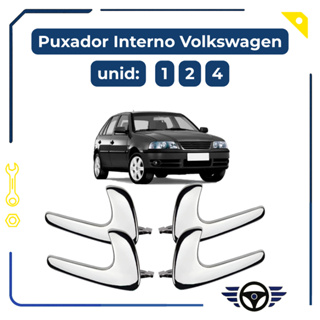 Jogo Maçaneta Interna VW Cromada Gol Puxador Gatilho Porta Veicular Reposição Automotiva em Oferta na Shopee