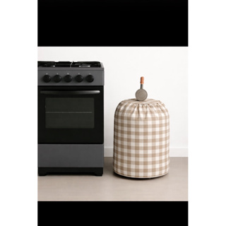 Capa Botijao De Gás Xadrez Bege , Basica De Cozinha e Decoração. em Oferta na Shopee