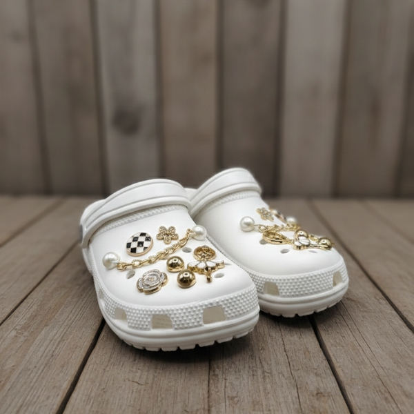 Sandália  Feminina Confortável EVA com Pingentes Luxo Roxo Varias cores em Oferta na Shopee