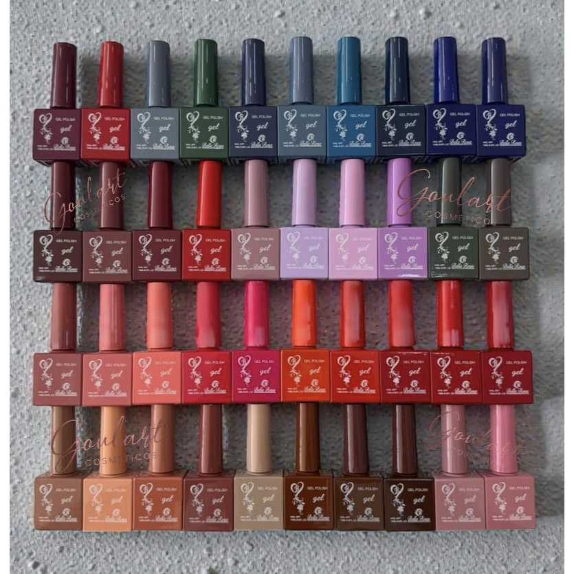 Coleção 40 Esmalte de unha em Gel Bella Rosa Cores Vivas Sortidas Atacado