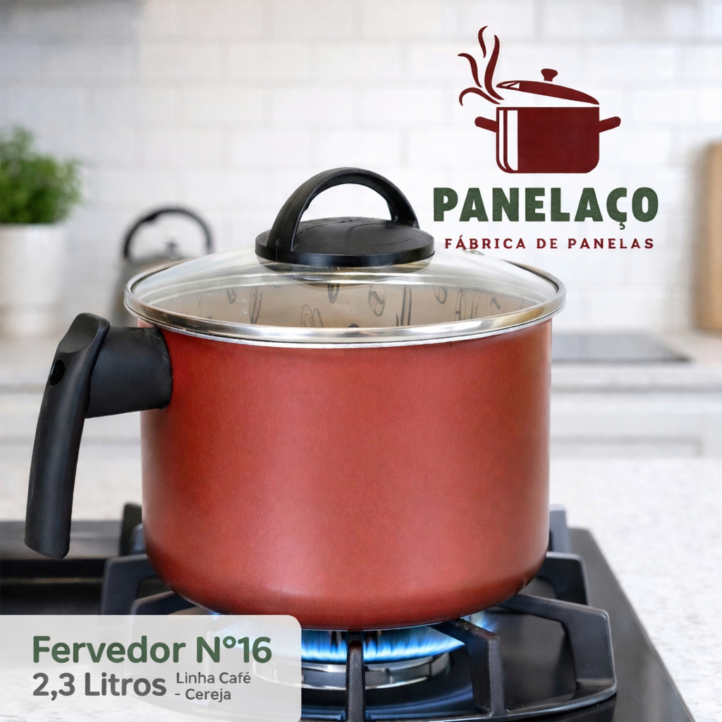 Caneco Fervedor antiaderente grande n16 2,300L em Oferta na Shopee