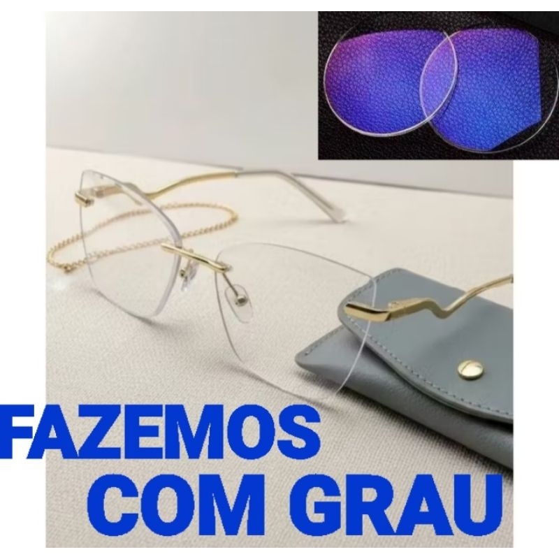 armação parafusadada Modelo Renata 8020  feminina armação metal armação feminina armação  óculos grau feminino balgriff