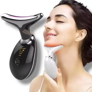 Massageador Facial Golfinho com LED Fototerapia  –  Rejuvenescimento  e  Tratamento Anti-Idade Leve em Oferta na Shopee