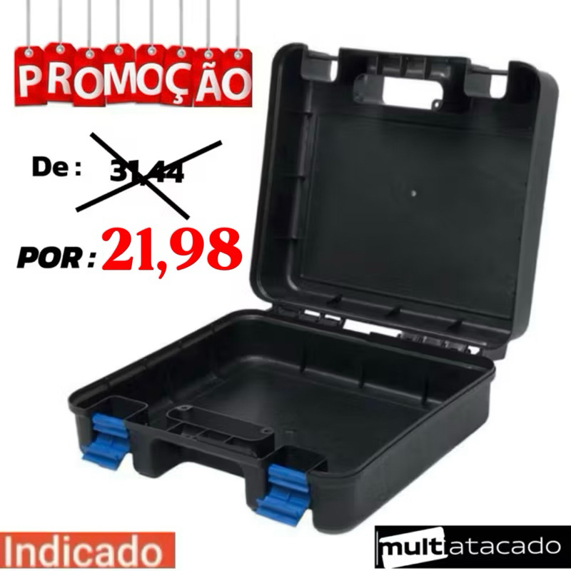 Maleta Furadeira Caixa de Ferramentas Ferramentas de Obra Maleta Guardar Ferramentas Organizado