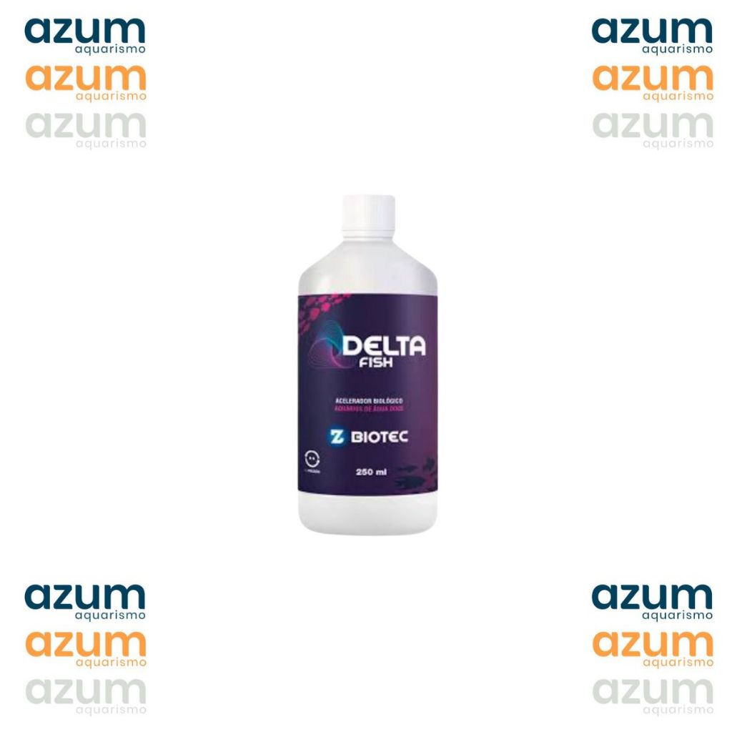 Acelerador Biológico Delta Fish Marinho 250ml Alimento Completo para Peixes de Água Salgada Aquário