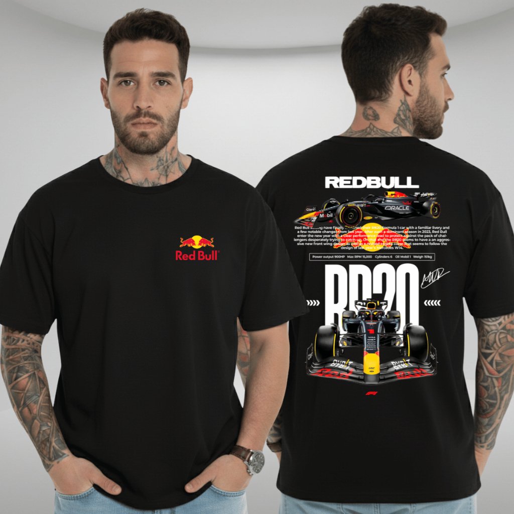 Camiseta Masculina Estampa De Carro F1 Team Red Y2k Algodão Unissex Premium Star Exclusivo Streetwear em Oferta na Shopee
