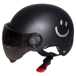 Capacete Preto Coquinho P/ Scooter Elétrica, Bike, Skate e Patinete Lançamento Viseira Premium em Oferta na Shopee