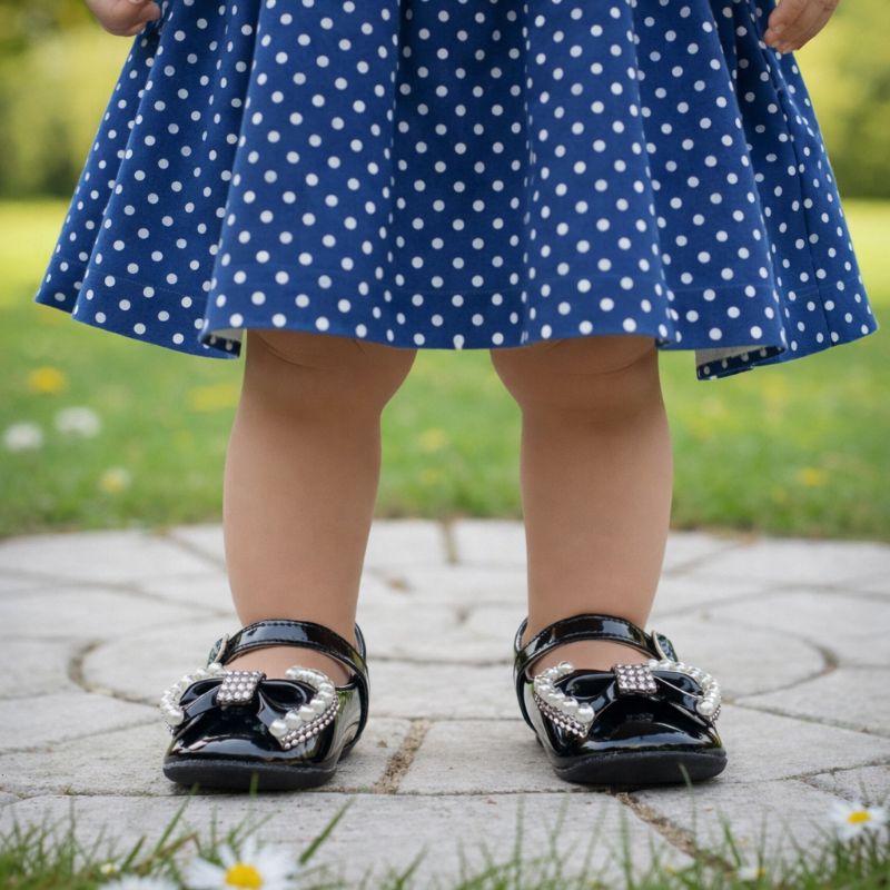 Sapatilha Bebê Menina Verniz Confortável Primeiros Passos Festa Batizado 14 ao 19 Ref 020
