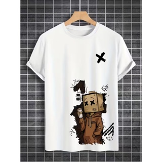 Camiseta Streetwear Masculina 100% Algodão Graffiti Camisa Premium. em Oferta na Shopee