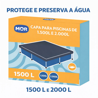 Capa para Piscina Retangular 1500 Litros e 2000 Litros Mor em Oferta na Shopee