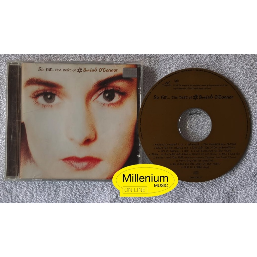 CD Sinéad O'Connor  So Far... The Best Of Sinéad O'Connor 1997 Original Gravadora Colecionador Ótimo Estado