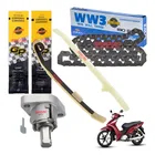 Corrente Comando Biz 125 Kit Corrente+tensor+guia+acionador
