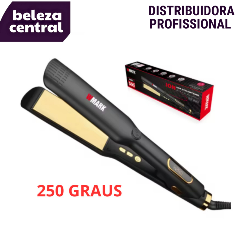 Chapinha Wmark Alizador de Cabelo C20-HS046 50° / 250° - Voltagem: Escolha 110/220v