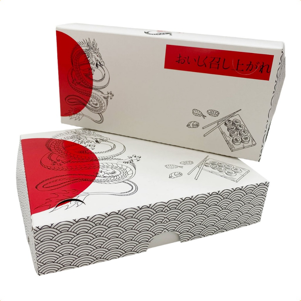 50 uni Caixa Embalagem para Combinado de Sushi Sashimi Delivery Clássico - Comida Japonesa P, M, e G em Oferta na Shopee