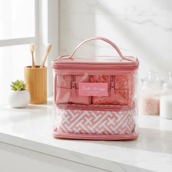 kit Necessaire 4 Peças Coleção Diamantes - Jacki Design