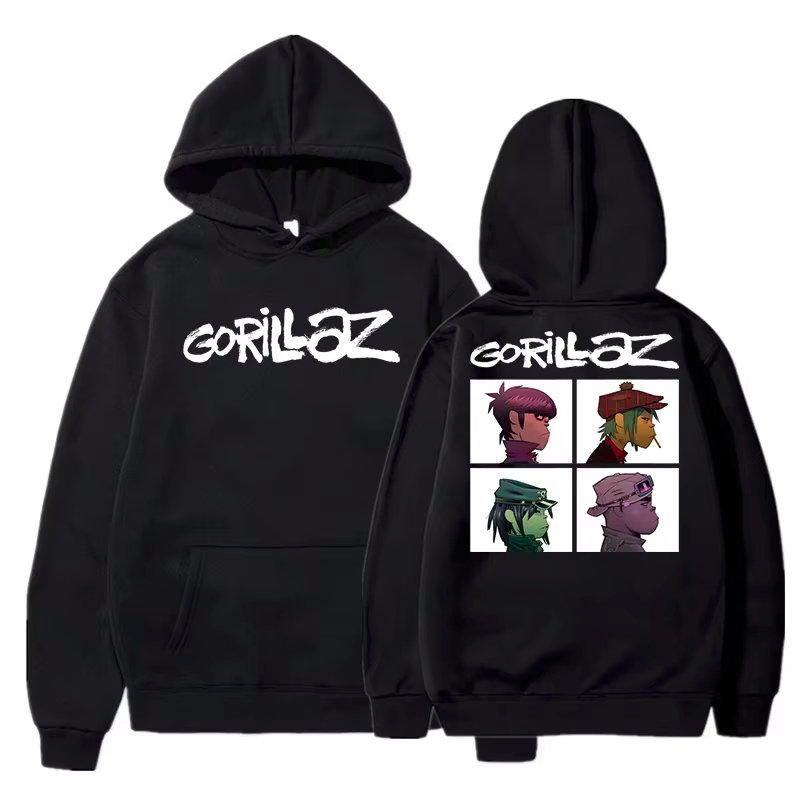 Moletom Canguru Unissex Gorillaz em Oferta na Shopee