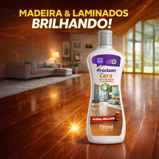 Cera Líquida para Madeira e Piso Laminado 750ml Alto Brilho e Proteção Envio Imediato em Oferta na Shopee