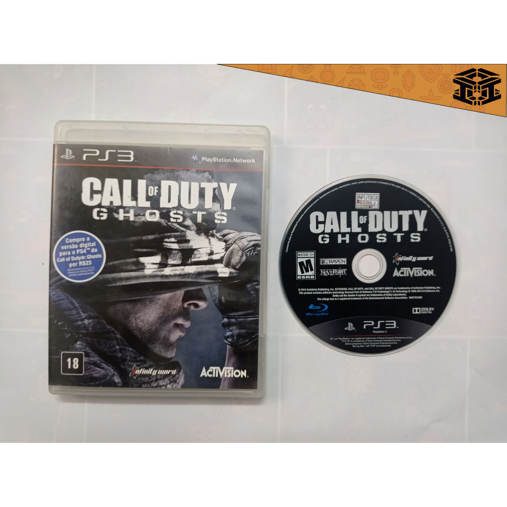 Call of Duty Ghosts Playstation 3 Ps3 Original Funcionando Perfeitamente