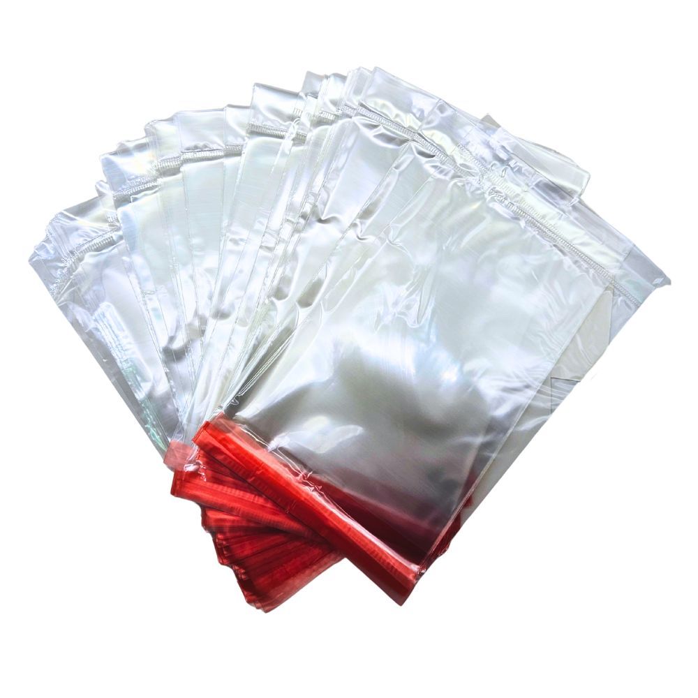 Saco Plástico BOPP Adesivado com Solapa para Pendurar 12x18
