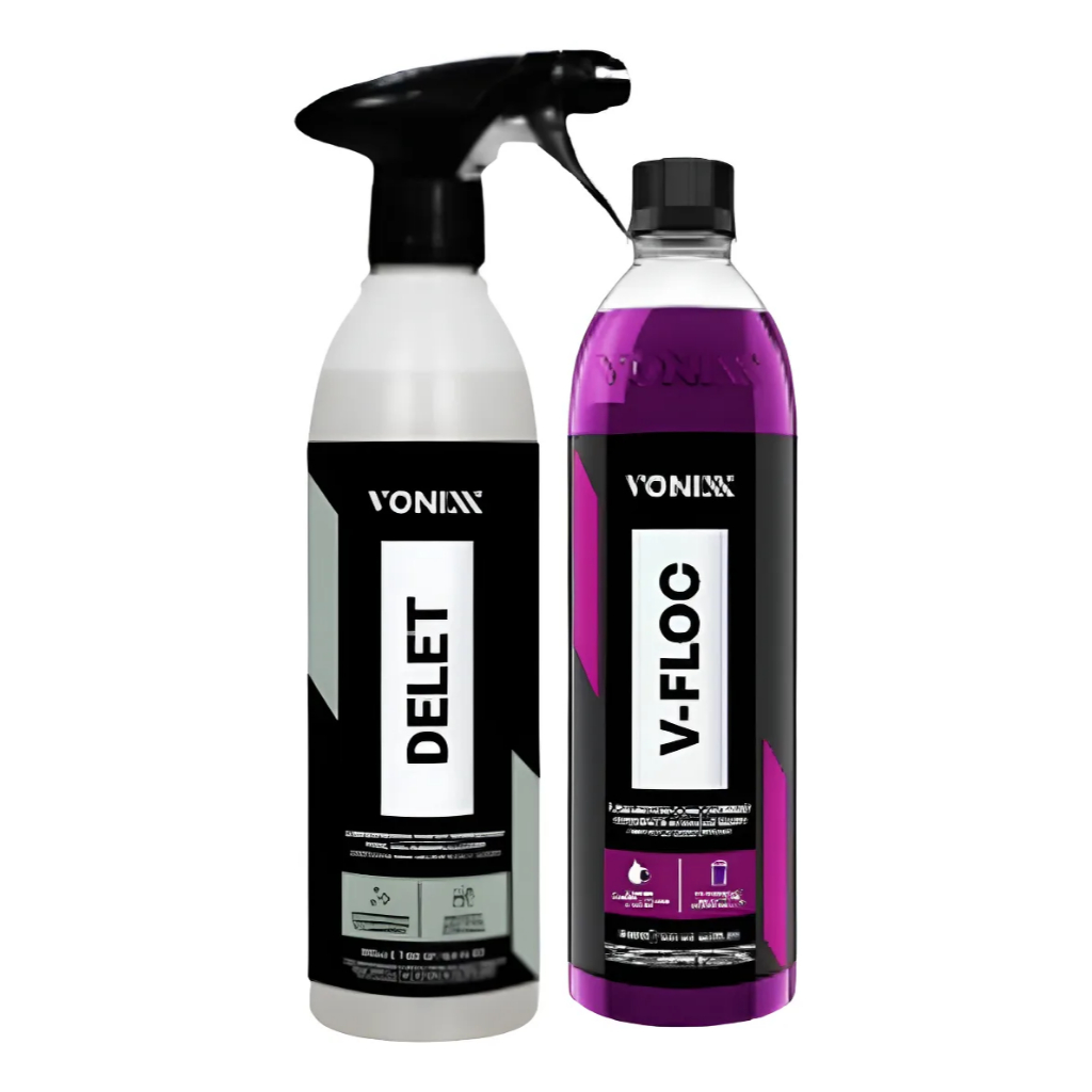 Limpador De Pneus E Borrachas Vonixx Delet 500ml Alta Performace Shampoo Vonixx V-FLOC 500ml
