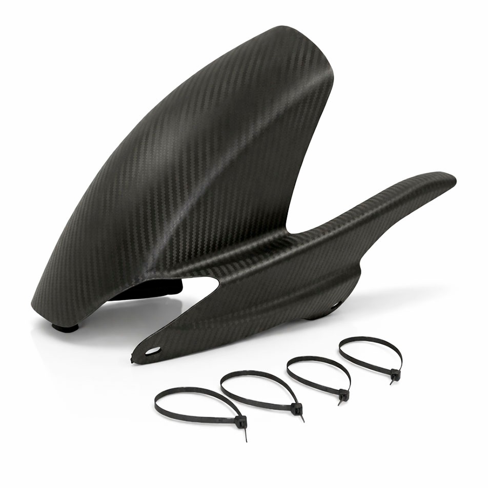 Paralama Traseiro Esportivo XRE 300 Capa Corrente Textura Fibra de Carbono em Oferta na Shopee