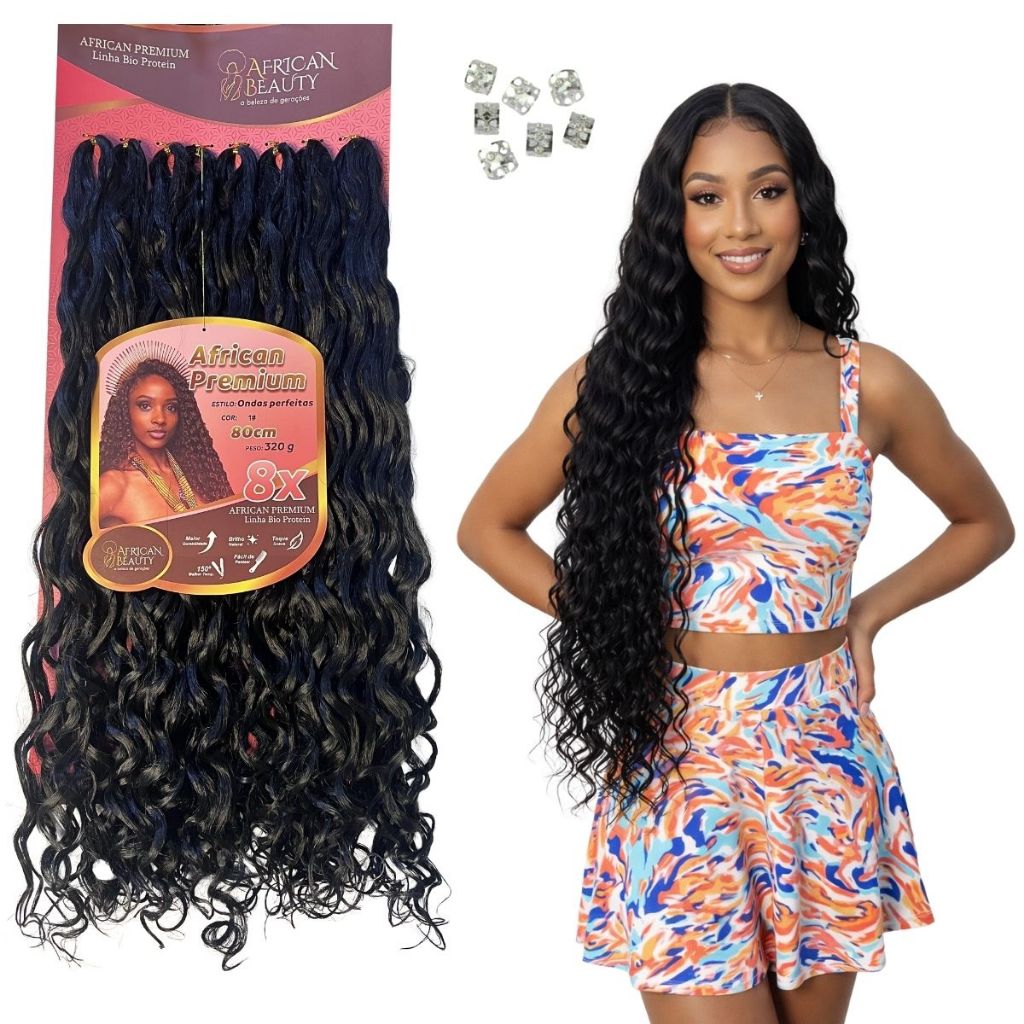 Cabelo Bio Proteina Ondas Perfeitas Aplique Cacheado 320g volumão para Cachos em Oferta na Shopee