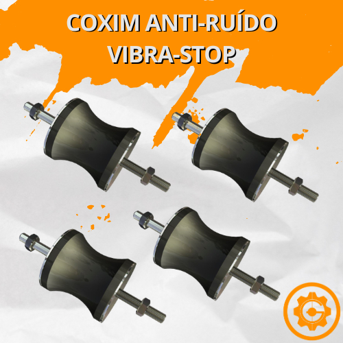KIT 4 AMORTECEDORES COXIM I ANTI-RUIDO CONDENSADORA SPLIT 5/16 VIBRA STOP
