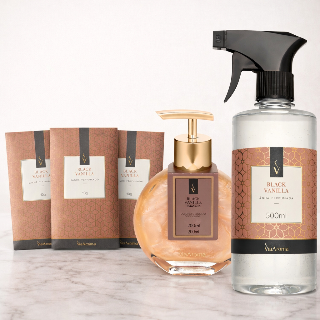 Água Perfumada Via Aroma Sache Perfumado Cheirinho para Guarda Roupas Sabonete Líquido