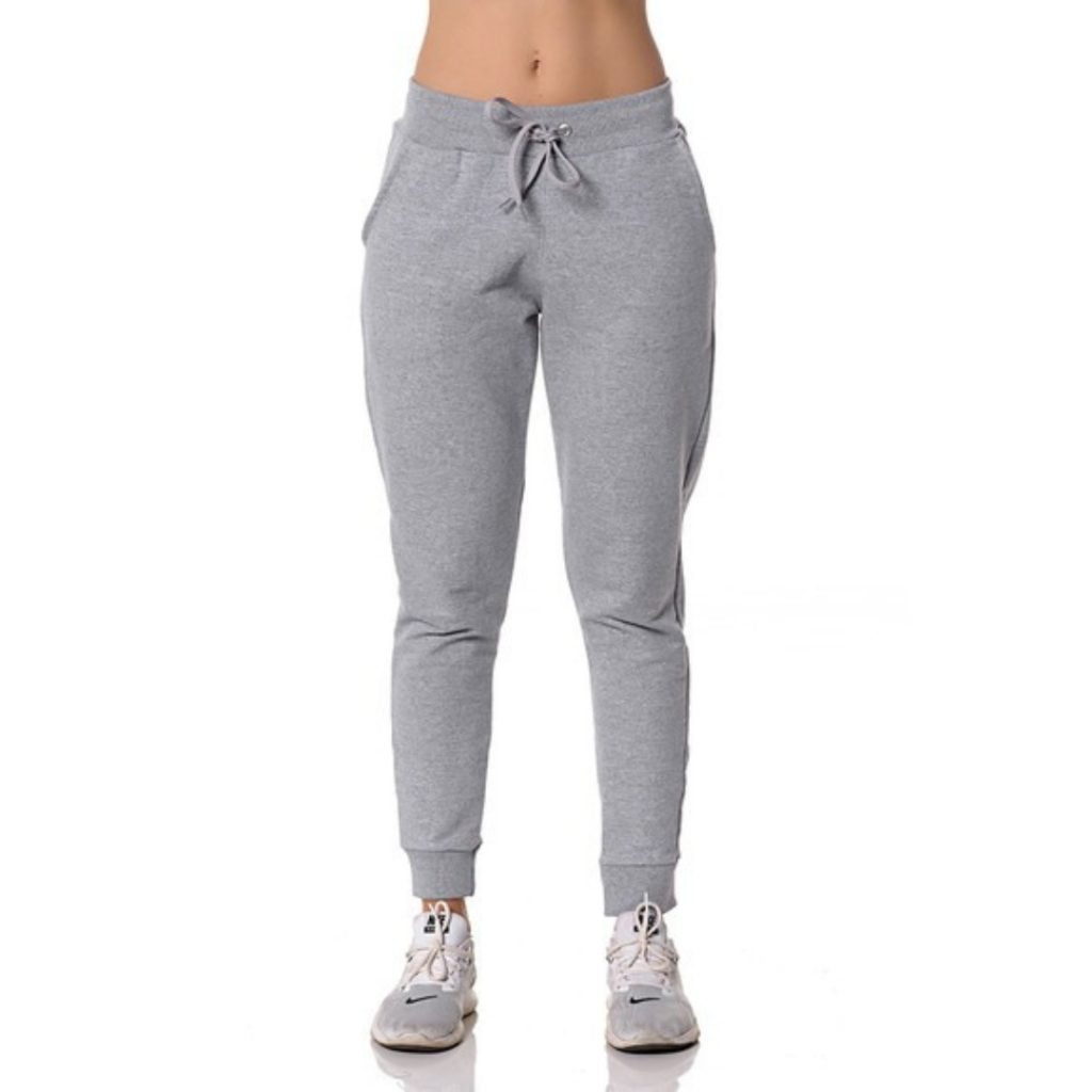 Calça Moletom feminina jogger Inverno Grossa Quentinha Preto ou Cinza em Oferta na Shopee