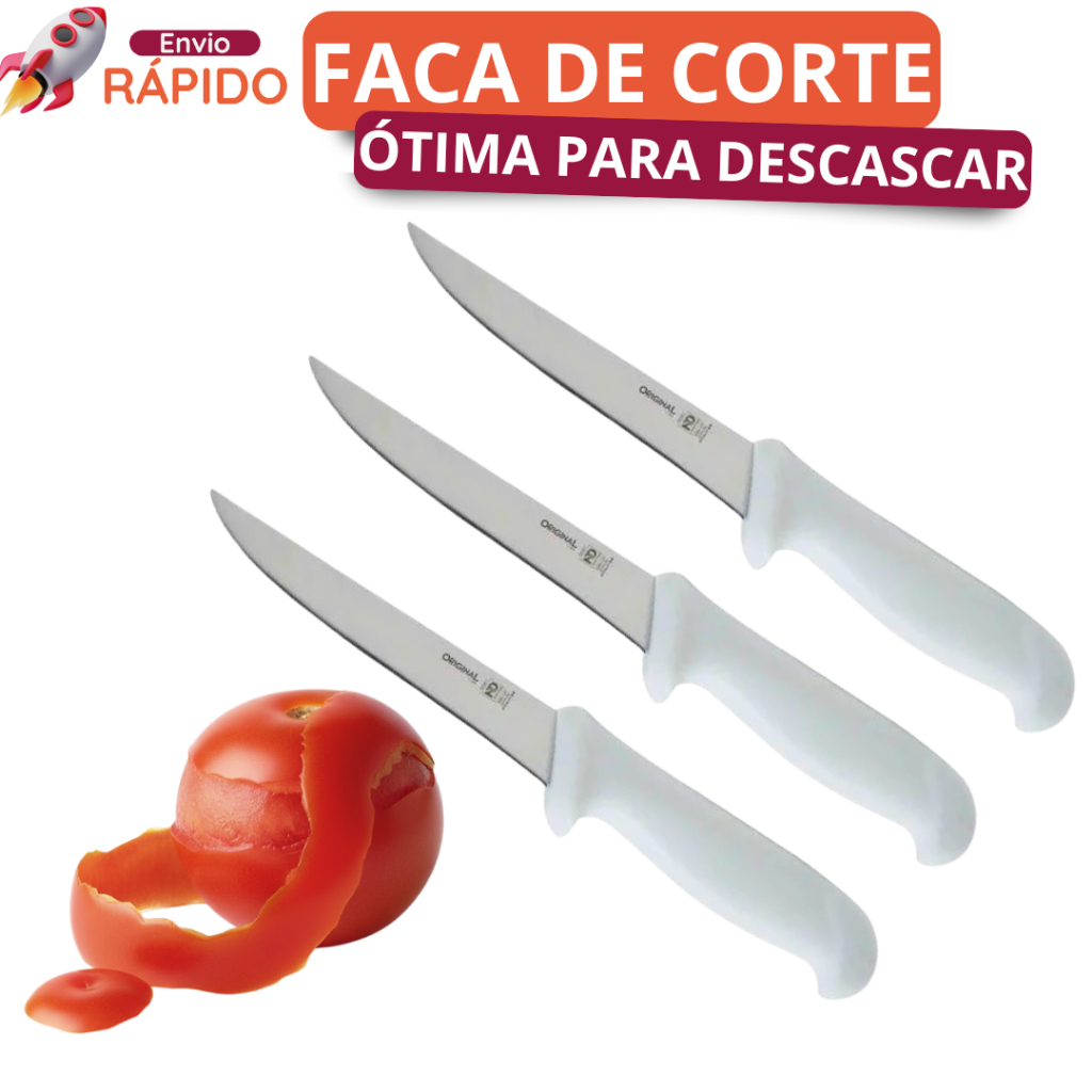 Facas de Corte 3,5" 5/3/2/1 para Descascar Legumes Cenoura Tomates Cozinha Restaurante Descascadora em Oferta na Shopee