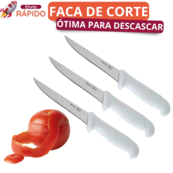 Facas de Corte 3,5" 5/3/2/1 para Descascar Legumes Cenoura Tomates Cozinha Restaurante Descascadora