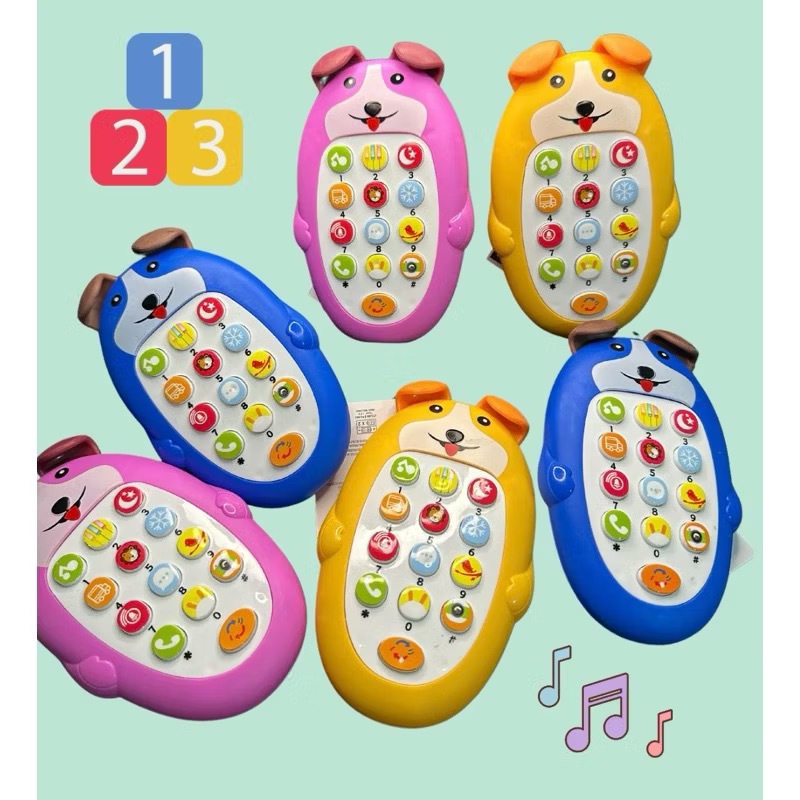 Telefone De Brinquedos Para Bebês Crianças Música Dormir Com Simulação Educativo