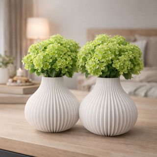 Vasos Decorativo KIT  com 2 Moderno Minimalista  Elegante, Leve Decoração Sala, Quarto e Escritório em Oferta na Shopee
