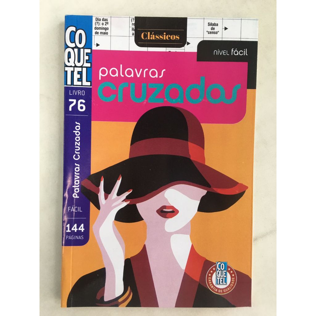 Passatempo Coquetel Palavras Cruzadas Fácil 144 Páginas