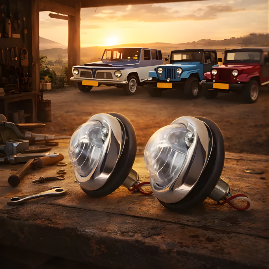 Par Lanterna Pisca Dianteiro Jeep / Rural / F75 / Willys em Oferta na Shopee