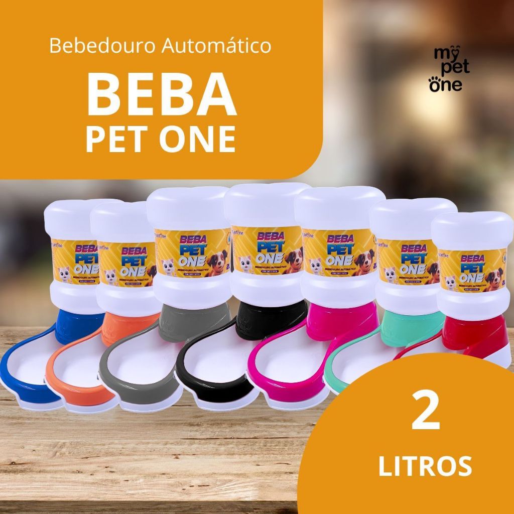 Bebedouro Automático Beba Pet One Galão - 2 Litros em Oferta na Shopee