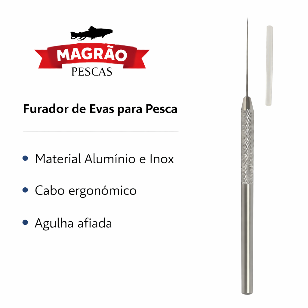 Agulha furador de Evas para pesca de iscas anteninhas e manhosinhos em Oferta na Shopee