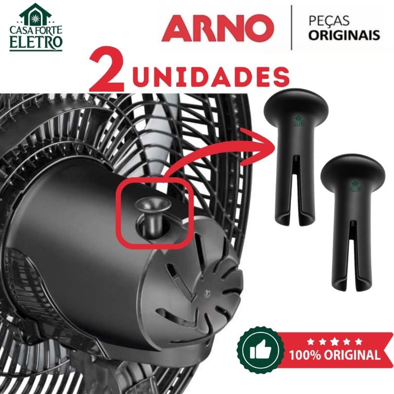 2 unidades Pinos de Oscilação Original Ventilador Arno 40cm compatível com VFP4 VF5C VF40 VU40 VF55 VF45 VF41 VF6M VU4C