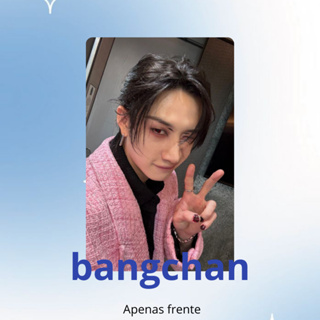photocard fanmade bangchan stray kids unitario em Oferta na Shopee
