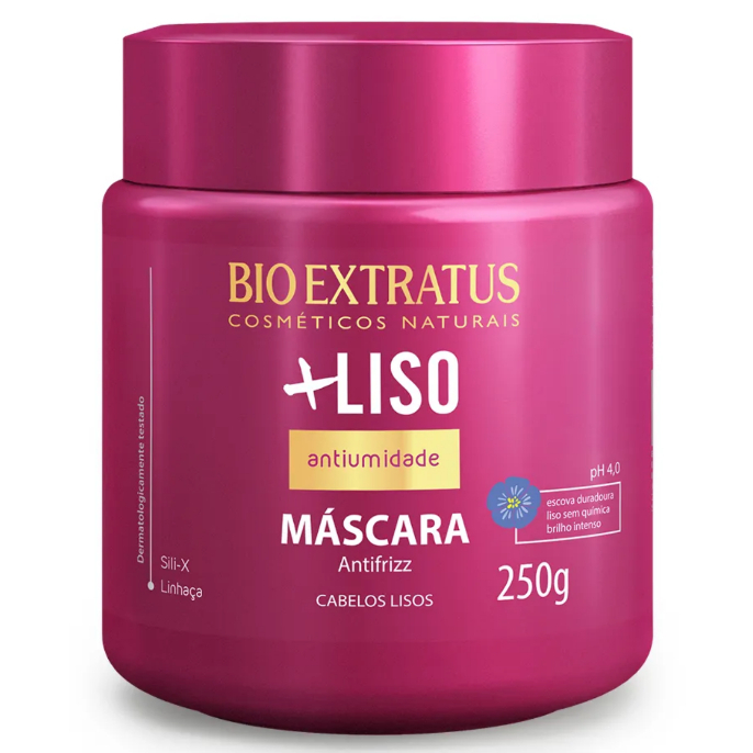Máscara Capilar Bio Extratus +Liso 250g (CABELOS LISOS , ANTIFRIZZ)