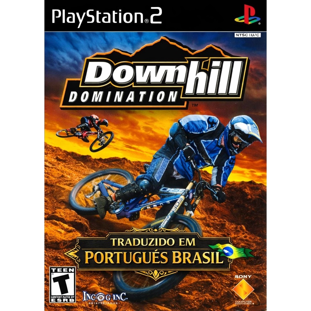 🚵Downhill Domination PT BR PS2 DVD – Jogo Traduzido Português Brasil – PlayStation 2 Desbloqueado