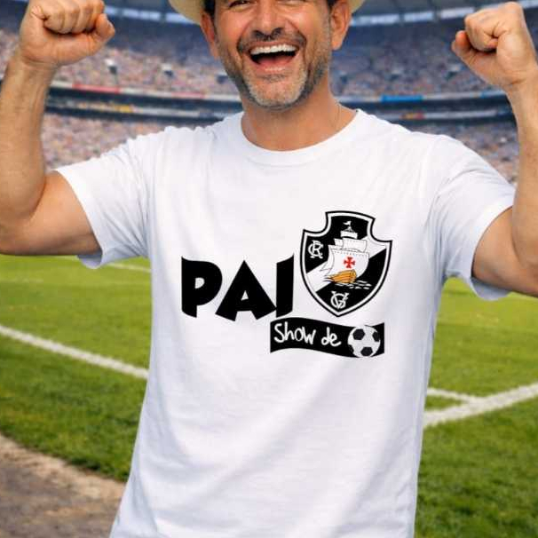 CAMISETA DO VASCO PAI SHOU DE BOLA