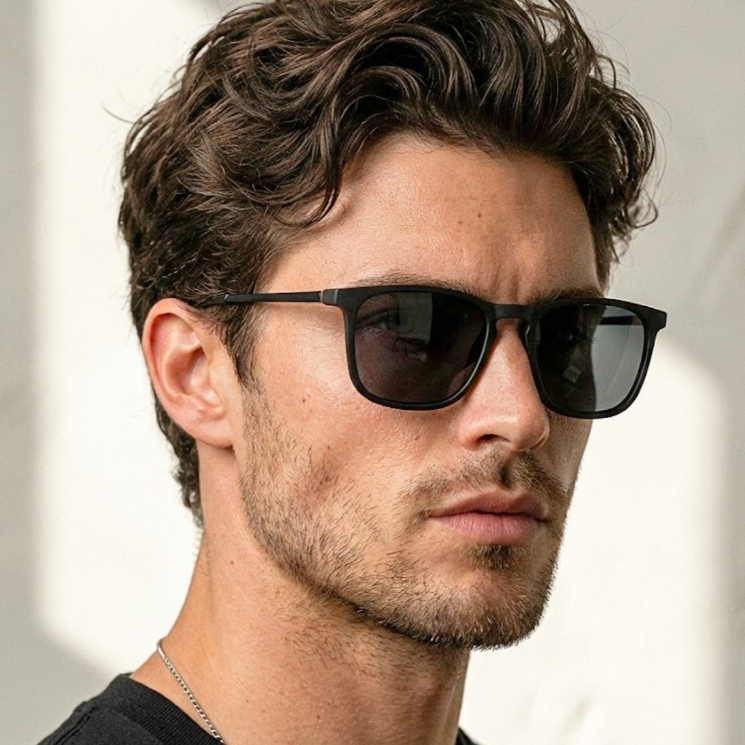 Imagem Óculos de Sol Madrid Quadrado Premium Clássico Vintage Retrô Oldstyle uv400 Feminino Masculino