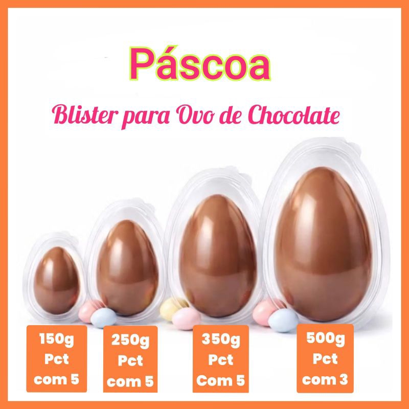 Blister Casca Ovo de Páscoa - Blister para lembrancinhas em Oferta na Shopee