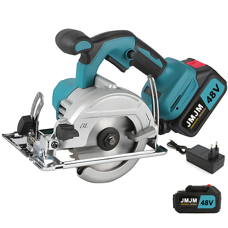 Serra Circular Sem Fio 125mm Brushless - 1 Baterias, Guia Paralela Inclusa, Cortes Precisos e Profissionais MEGGAFLEX em Oferta na Shopee