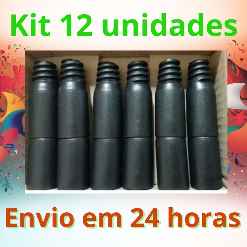 🔥EXCLUSIVO🔥12 PonterFix Ponteiras Consertar cabo de vassoura (kit 12  PONTEIRAS) de Plástico para Cabos de Vassoura