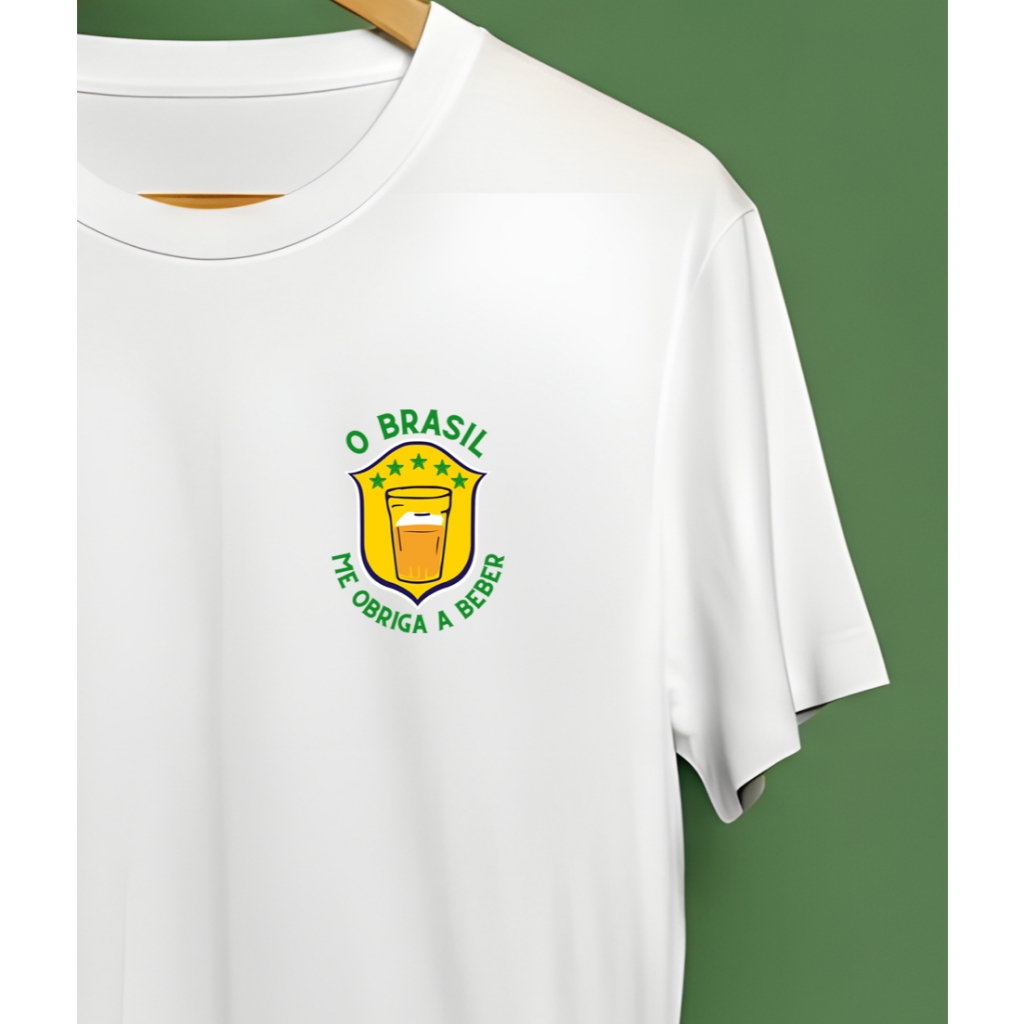 Camisetas Estampadas Torcedor Futebol Lançamento Algodão Unissex