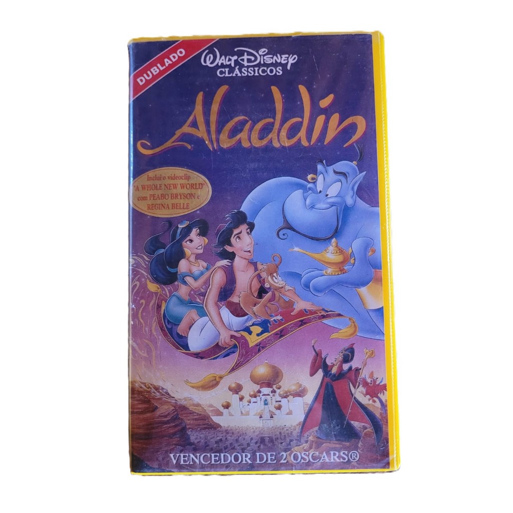 Fita Vhs Aladdin Walt Disney Dublado